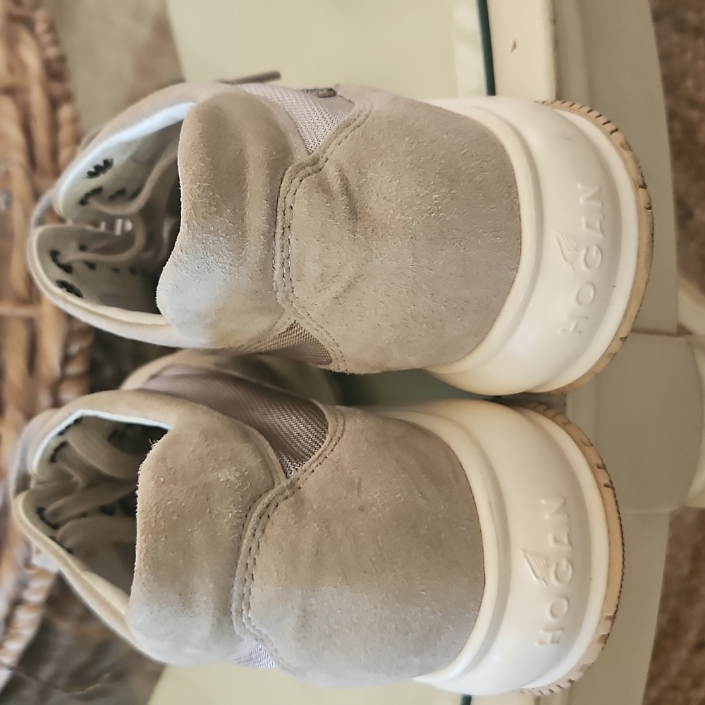 Hogan Interactive Leather Sneakers With Rhineston… - image 4